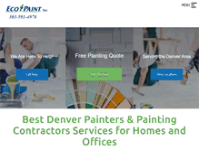 Tablet Screenshot of paintingdenver.net